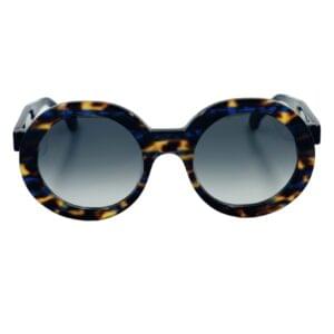 gafas monturas sol henau rota carey habana marron azul redondo optica hermo