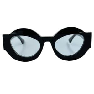 gafas monturas kuboraum maske x22 negro redondo mariposa optica hermo