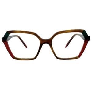gafas monturas graduadas silvian heach teonie acetato caramelo hexagonal mariposa verde rojo optica hermo