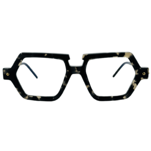 gafas monturas sol kuboraum maske p19 acetato hexagonal redondo animal print rojo optica hermo