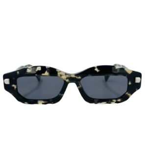 gafas monturas sol kuboraum maske q6 acetato rectangular ovalado jaspeado marrón gris optica hermo