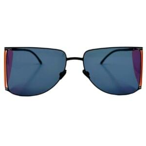 gafas monturas sol mykita helmut lang hl002 metal acero inoxidable aviador negro gris azulado rosa fluor optica hermo