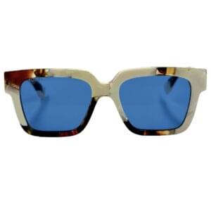 gafas monturas sol gucci gg1626s acetato reciclado marmolado blanco marron gris optica hermo