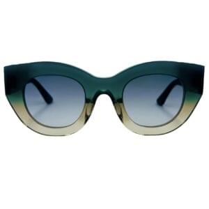 gafas monturas sol thierry lasry cinematy acetato mariposa redondo acetato verde degradado gris degradado optica hermo