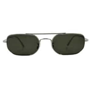 gafas monturas sol oliver peoples 1989c khaite metal cuadrado rectangular doble puente plata verde optica hermo optica toscana optica diagonal vytria