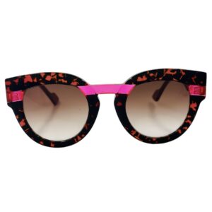 gafas monturas sol face a face blank 1 mariposa redondo acetato puente llave jaspeado marmolado rosa rojo marron degradado optica hermo optica diagonal optica gran via optica toscana vytria