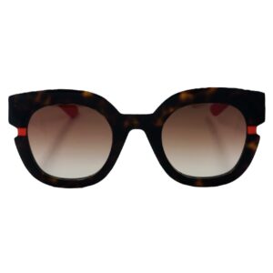 gafas monturas sol face a face kimono 2 acetato cuadrado marron carey rojo coral blanco rayas marron degradado negro optica diagonal optica toscana optica gran via vytria