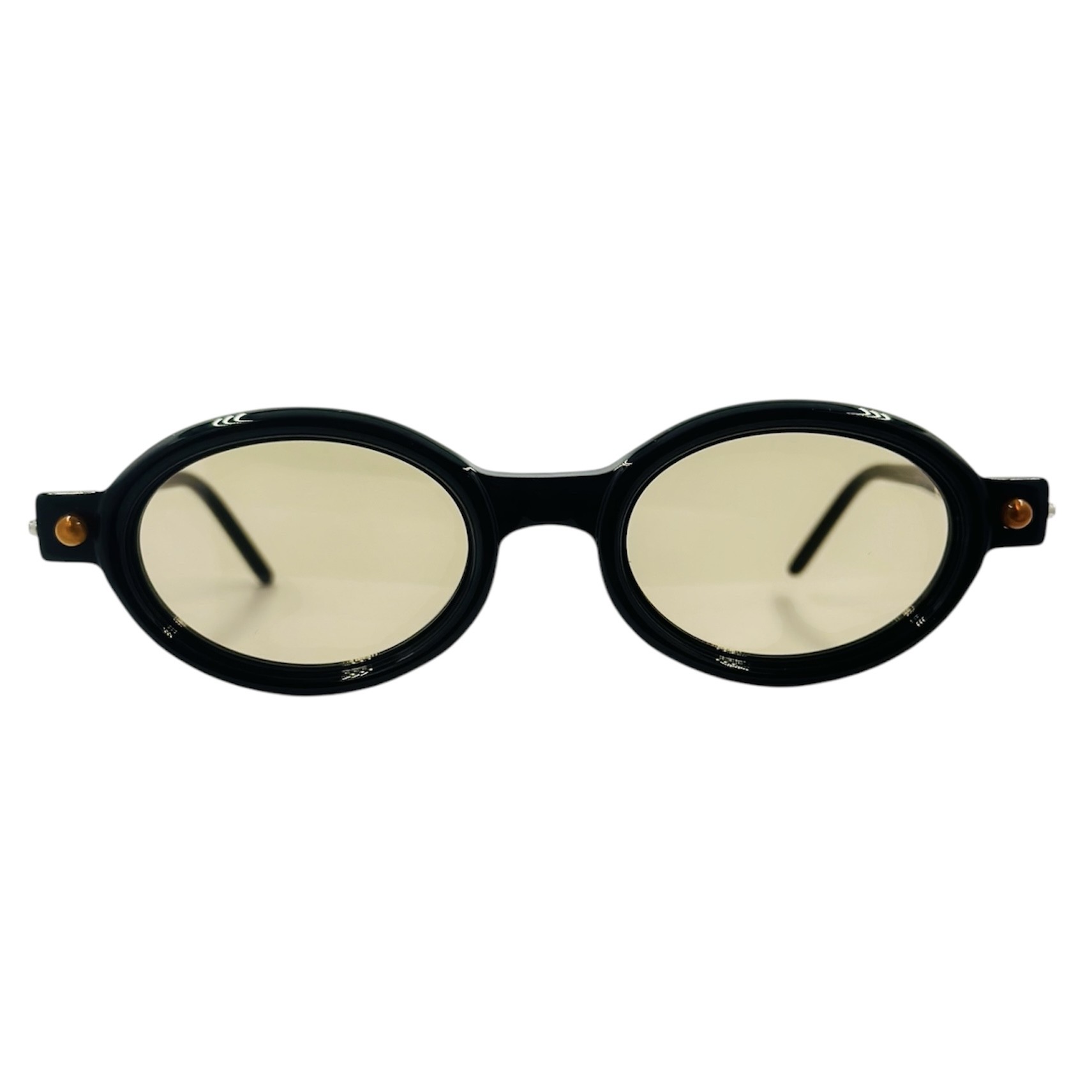 KUBORAUMMASKEP6BS1 gafas monturas sol graduado kuboraum maske p6 redondo ovalado acetato estrecho negro blanco amarillo optica hermo optica diagonal optica toscana optica gran via vytria