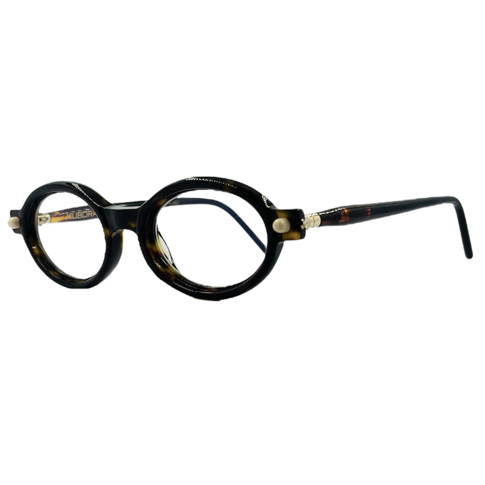 KUBORAUMMASKEP6TI2 gafas monturas sol graduado kuboraum maske p6 redondo ovalado acetato estrecho marron carey blanco optica hermo optica diagonal optica toscana optica gran via vytria