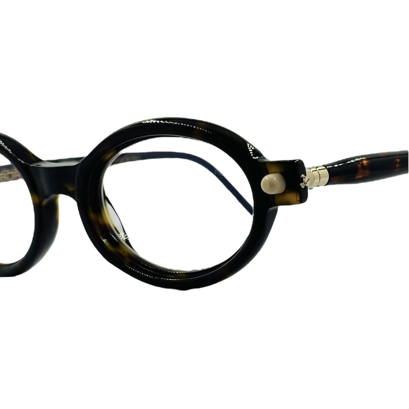 KUBORAUMMASKEP6TI3 gafas monturas sol graduado kuboraum maske p6 redondo ovalado acetato estrecho marron carey blanco optica hermo optica diagonal optica toscana optica gran via vytria