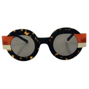 gafas monturas sol graduado kaleos clark redondo grande acetato laminado naranja beige marron carey optica hermo optica diagonal optica toscaba optica gran via vytria