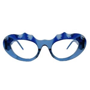 gafas monturas graduado graduadas oscar mamooi mariposa ojo de gato acetato volcan lava azul oscuro translucido cristal optica hermo optica diagonal optica toscana optica gran via vytria