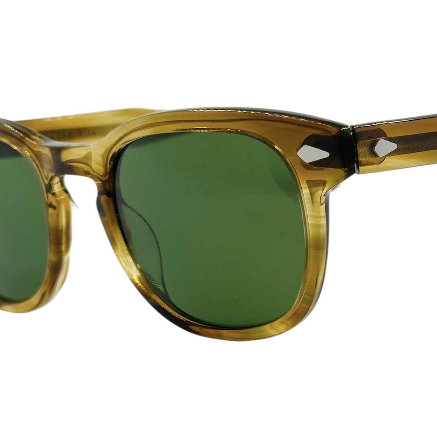 MOSCOTGELTHONEYBLONDE3 gafas monturas sol moscot gelt acetato cuadrado pantos marron amarillo miel verde uniforme optica hermo optica diagonal optica toscana optica gran via vytria