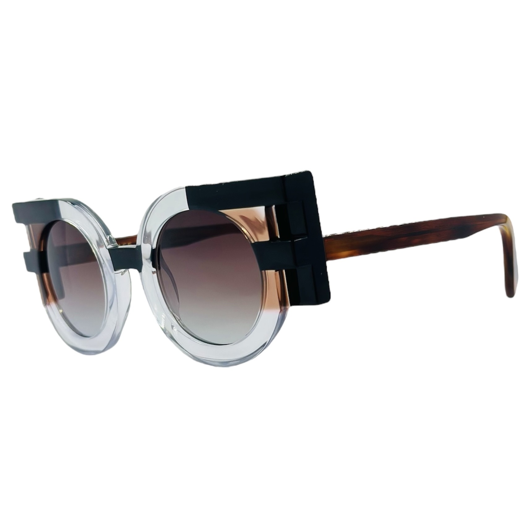 FACEAFACEFACES10102 gafas monturas graduado sol face a face faces 1 redondo cuadrado negro transparente marron degradado optica hermo optica diagonal optica toscana optica gran via vytria