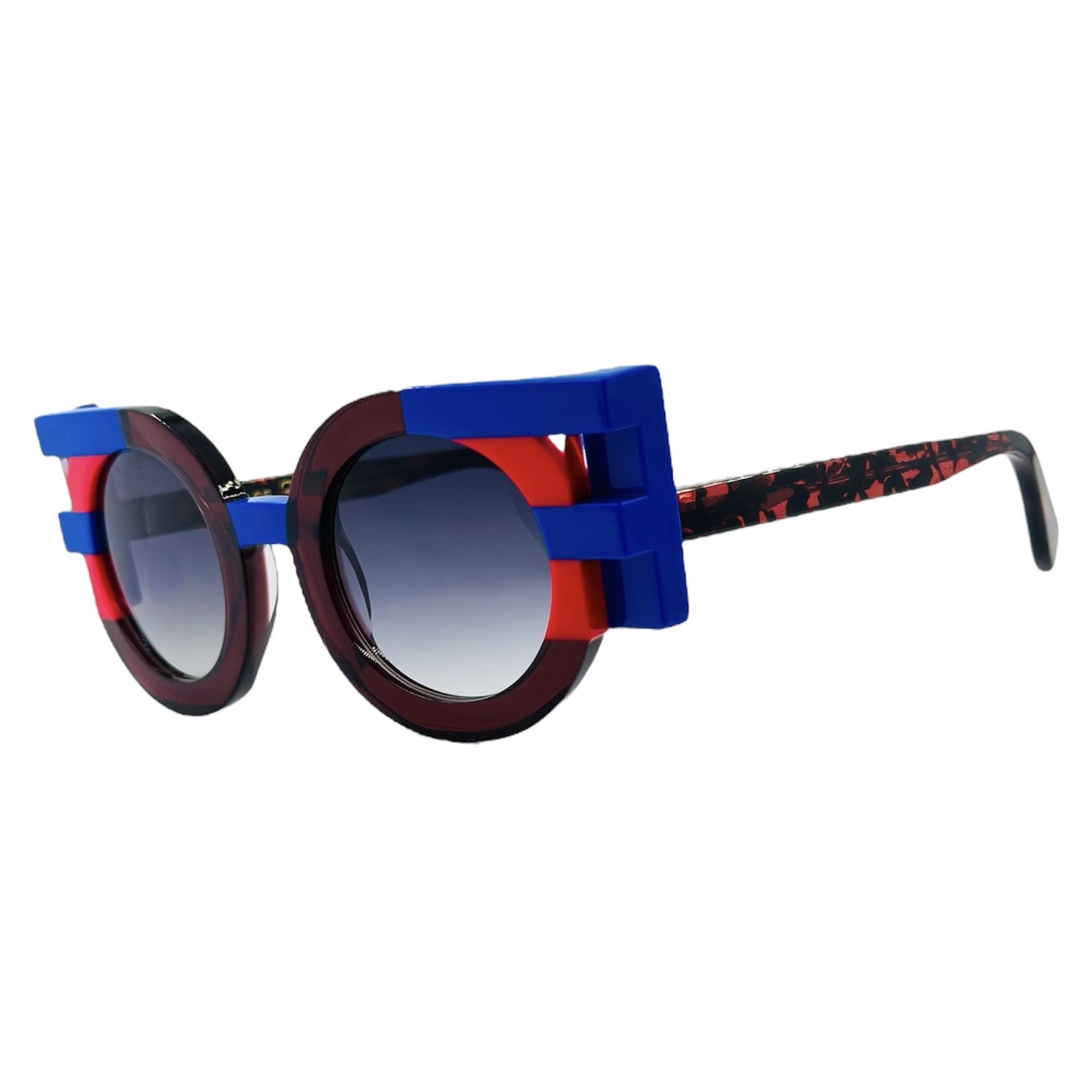 FACEAFACEFACES102832 gafas monturas graduado sol face a face faces 1 redondo cuadrado azul rojo gris degradado optica hermo optica diagonal optica toscana optica gran via vytria