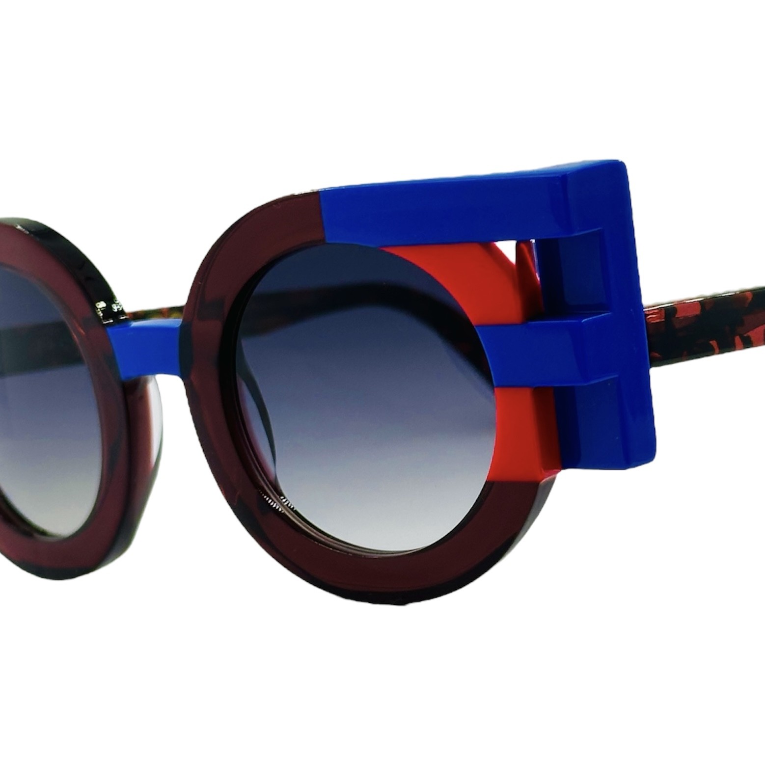 FACEAFACEFACES102833 gafas monturas graduado sol face a face faces 1 redondo cuadrado azul rojo gris degradado optica hermo optica diagonal optica toscana optica gran via vytria