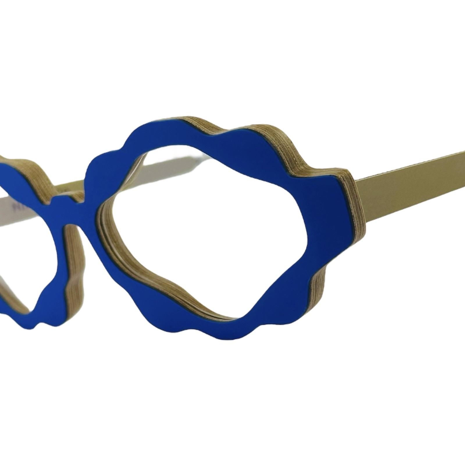 NINAMURCHIARAA243 gafas moturas sol graduado nina mur chiara ovalado flor madera azul electrico dorado optica hermo optica diagonal optica toscana optica gran via vytria