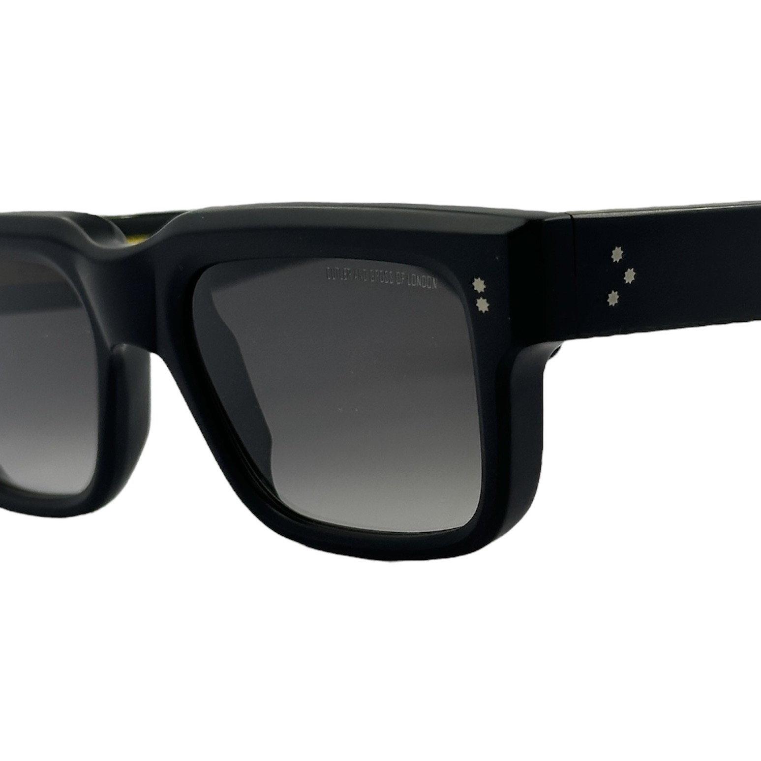 CUTLERANDGROSS1403013 gafas monturas sol graduado rectangular acetato cuadrado cutler and gross 1403 negro acetato gris degradado optica hermo optica diagonal optica toscana optica gran via vytria