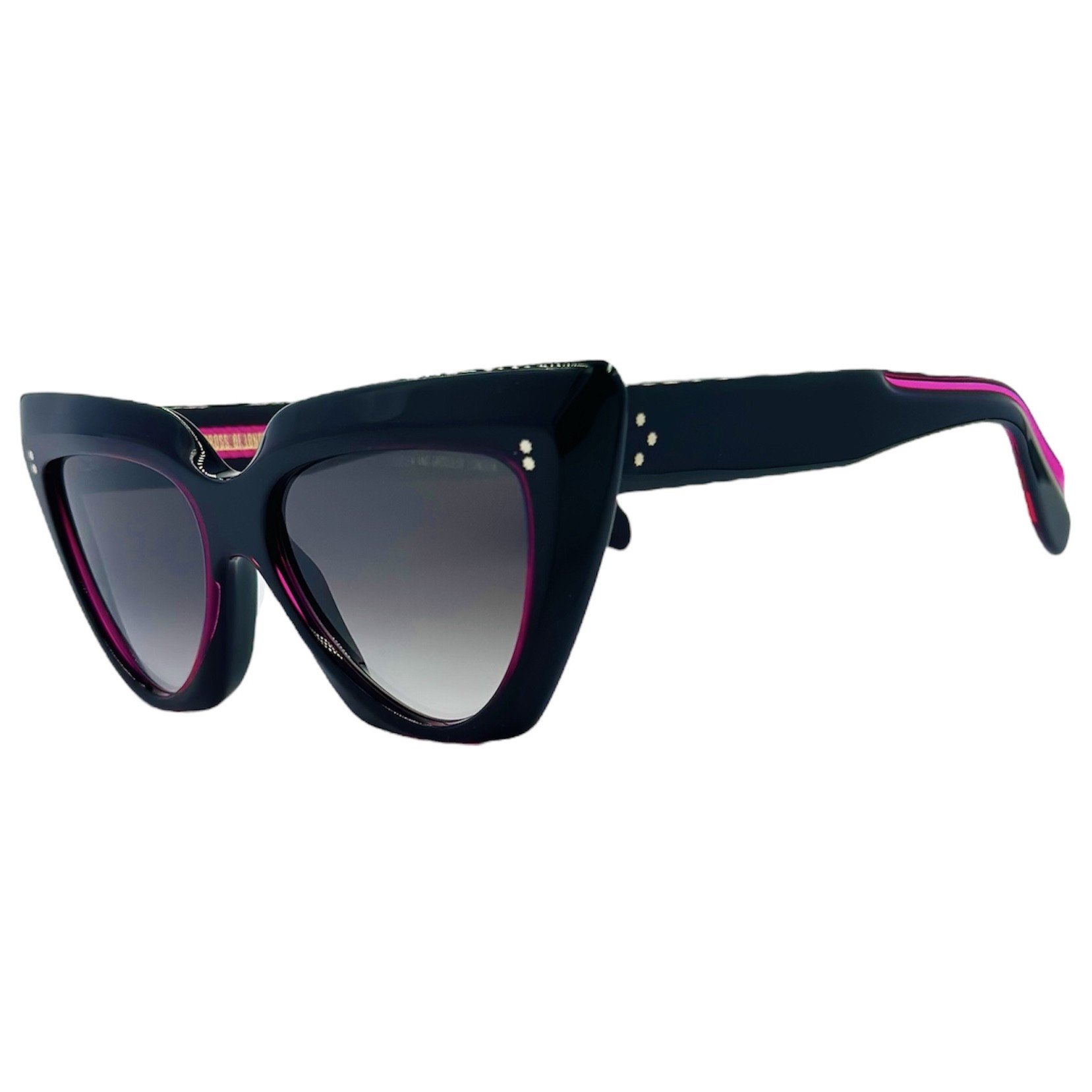 CUTLERANDGROSS1407012 gafas monturas cutler and gross 1407 mariposa acetato grande grueso negro rosa fucsia negro degradado gris optica hermo optica diagonal optica toscana optica gran via vytria