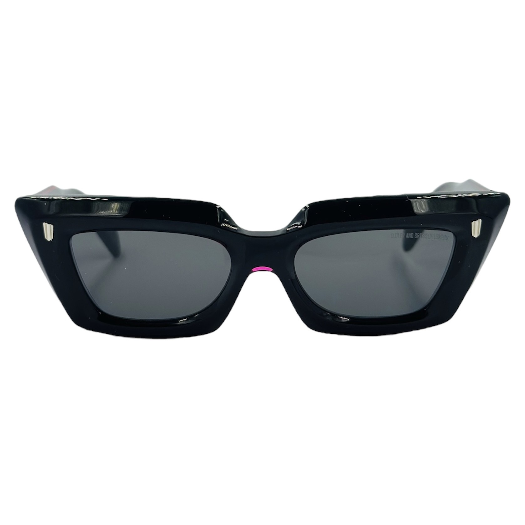 CUTLERANDGROSS1408011 gafas monturas graduado sol cutler and gross 1408 mariposa acetato estrecho negro rosa fucsia optica hermo optica diagonal optica toscana vytria