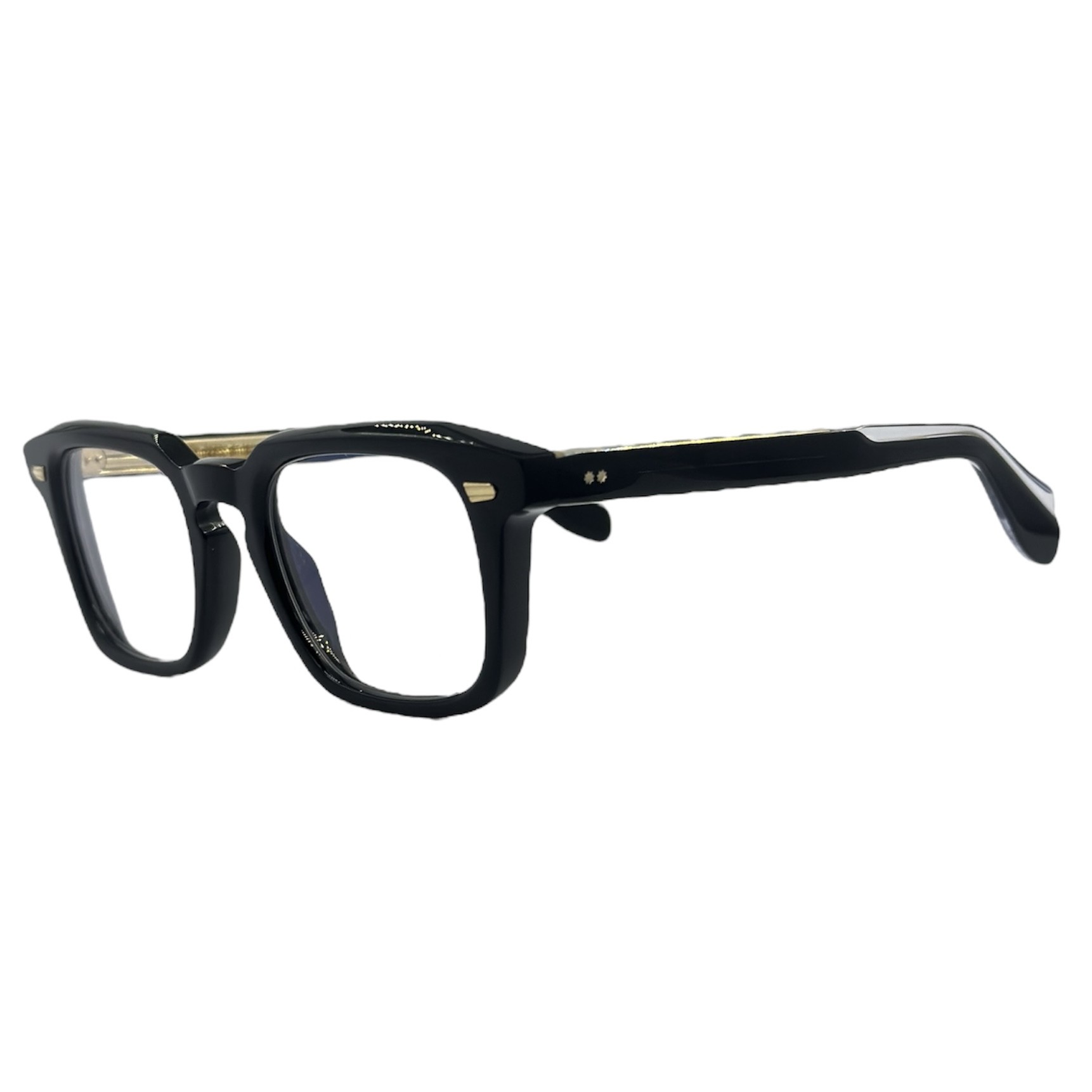 CUTLERANDGROSS1416012 gafas monturas graduado sol cutler and gross 1416 pantos cuadrado acetato negro brillo puente llave optica hermo optica diagonal optica gran via vytria