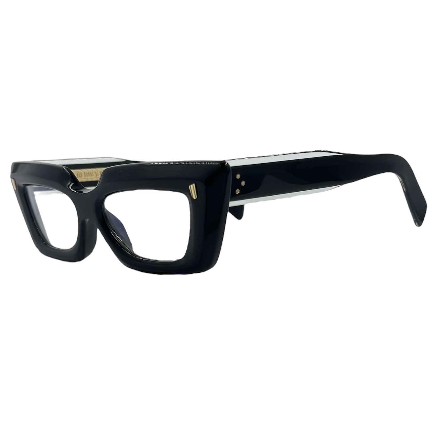 CUTLERANDGROSSCGOP1408012 gafas monturas graduado cutler and gross 1408 acetato mariposa estrecha negro transparente optica hermo optica diagonla optica toscana optica gran via vytria