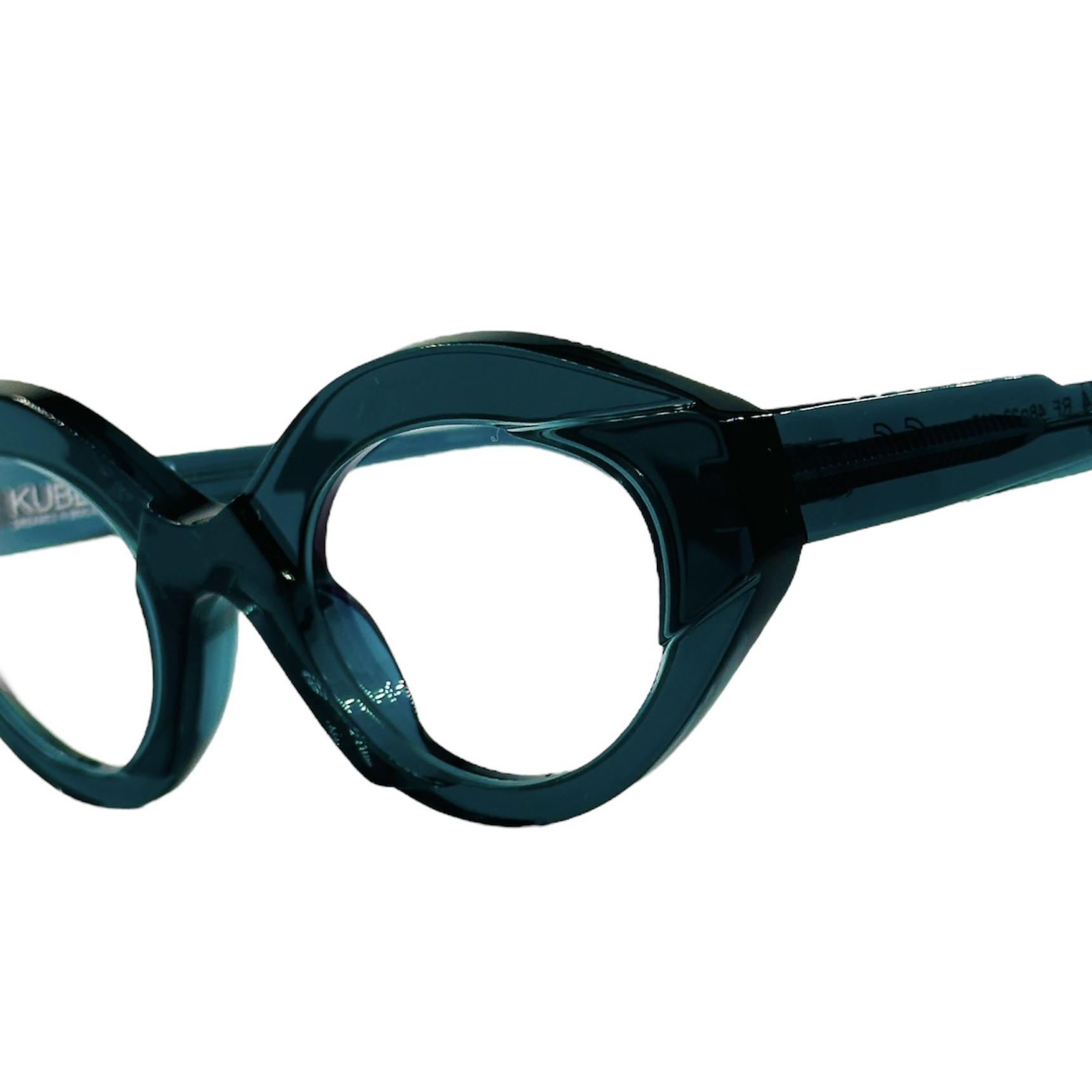 KUBORAUMMASKEK44RF3 gafas monturas graduado sol kuboraum maske k44 ovalado mariposa acetato verde cristal optica hermo optica gran via optica toscana optica diagonal vytria