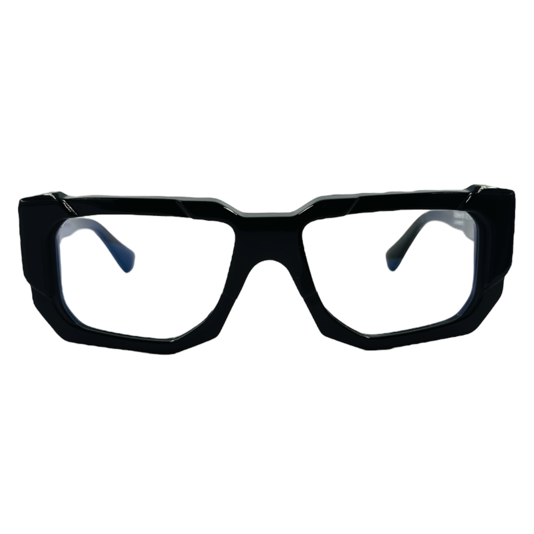 KUBORAUMMASKEK61BS1 gafas monturas graduado sol kuboraum maske k61 cuadrado rectangular negro brillo acetato optica hermo optica gran via optica toscana optica diagonal vytria