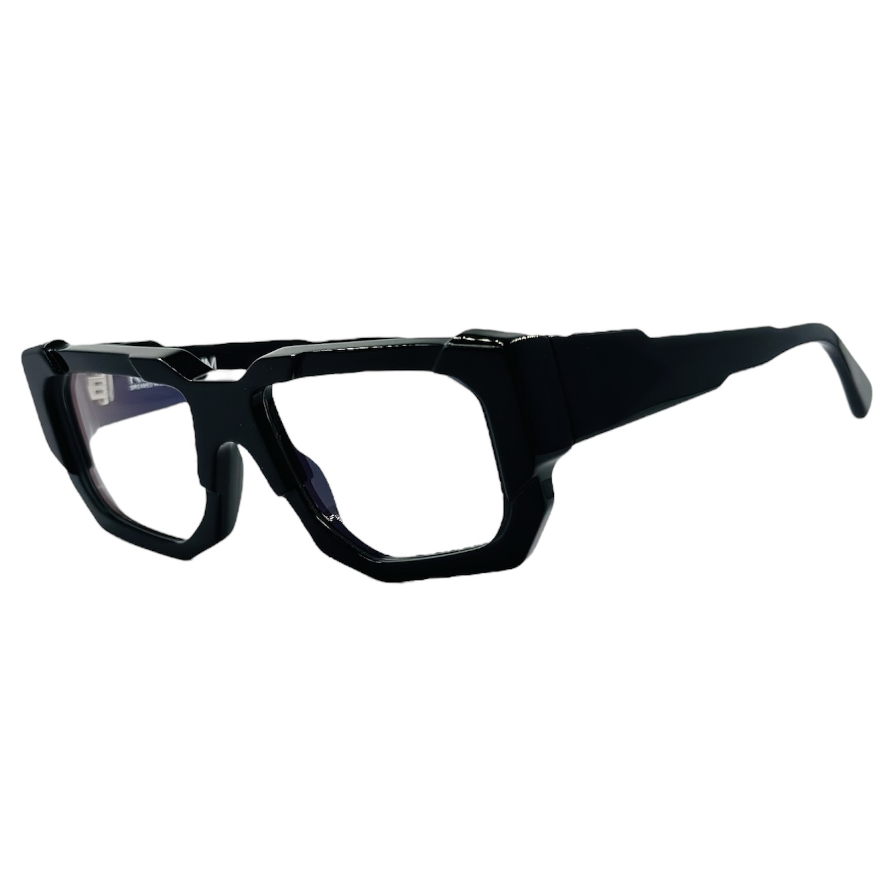 KUBORAUMMASKEK61BS2 gafas monturas graduado sol kuboraum maske k61 cuadrado rectangular negro brillo acetato optica hermo optica gran via optica toscana optica diagonal vytria