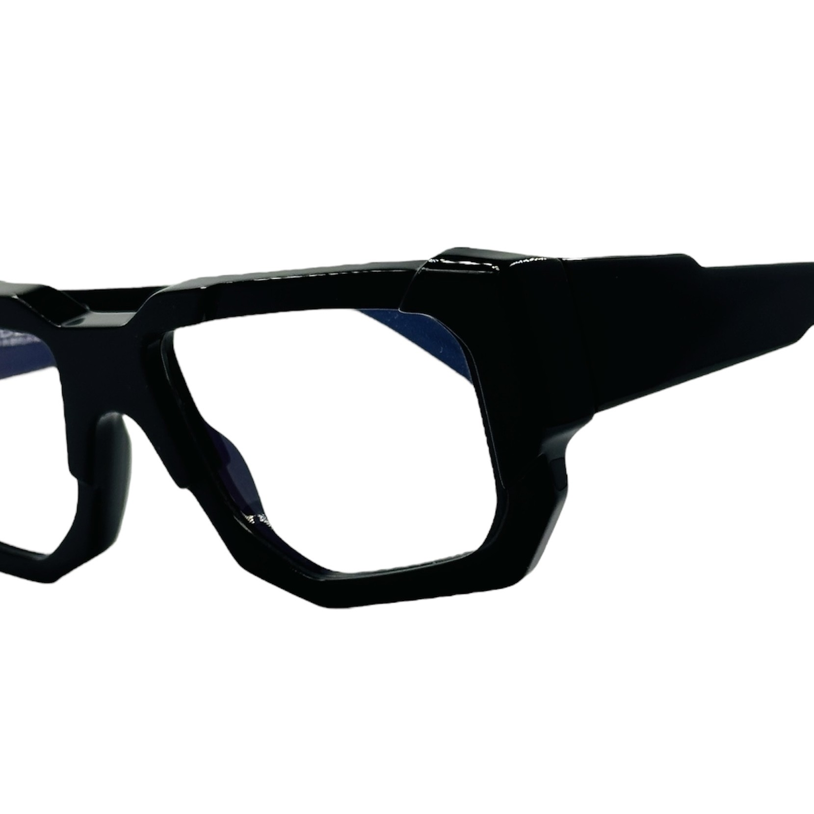 KUBORAUMMASKEK61BS3 gafas monturas graduado sol kuboraum maske k61 cuadrado rectangular negro brillo acetato optica hermo optica gran via optica toscana optica diagonal vytria