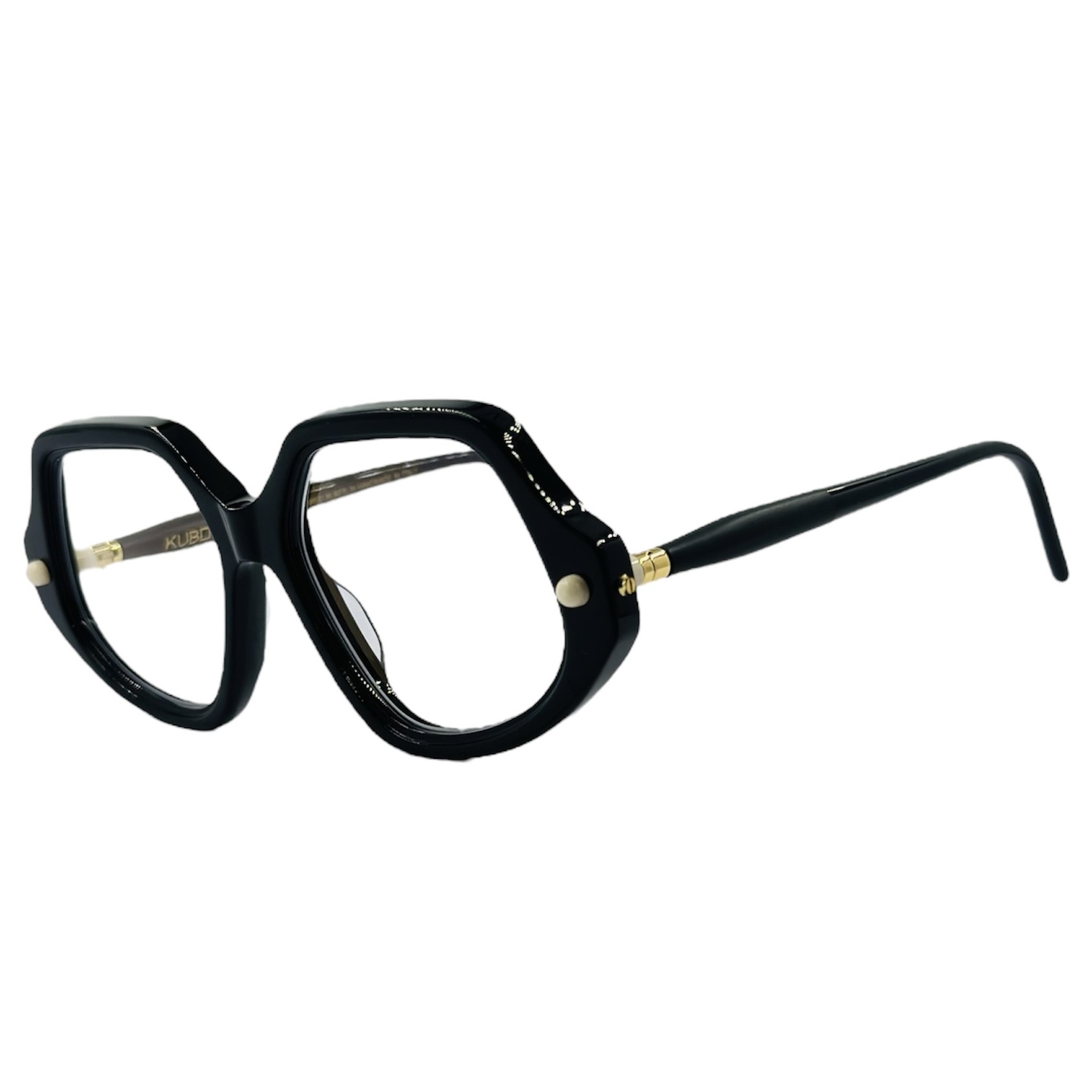 KUBORAUMMASKEP20BB2 gafas monturas graduado sol kuboraum maske p20 acetato cuadrado ovalado grande redondeado negro blanco dorado optica hermo optica gran via optica diagonal optica toscana vytria