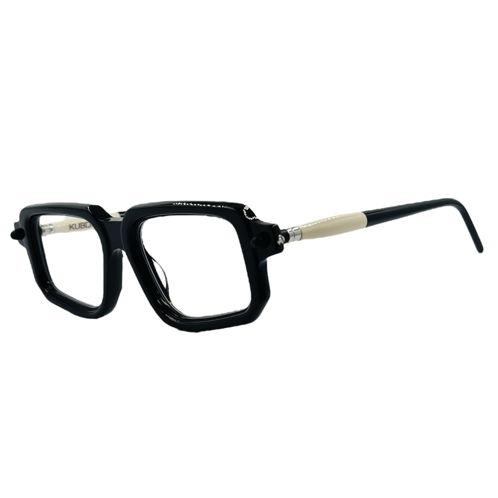 KUBORAUMMASKEP23BYB2 gafas monturas graduado sol kuboraum maske p23 acetato rectangular negro cuadrado anguloso optica hermo optica diagonla optica toscana optica gran via vytria