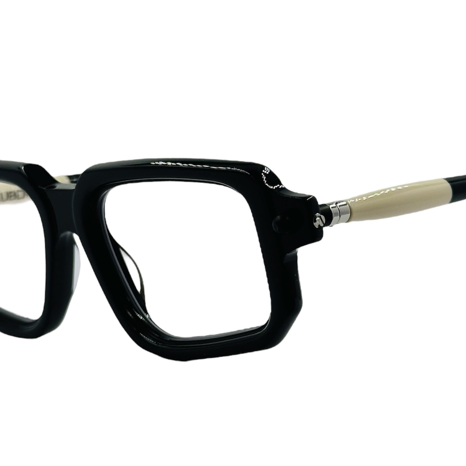 KUBORAUMMASKEP23BYB3 gafas monturas graduado sol kuboraum maske p23 acetato rectangular negro cuadrado anguloso optica hermo optica diagonla optica toscana optica gran via vytria