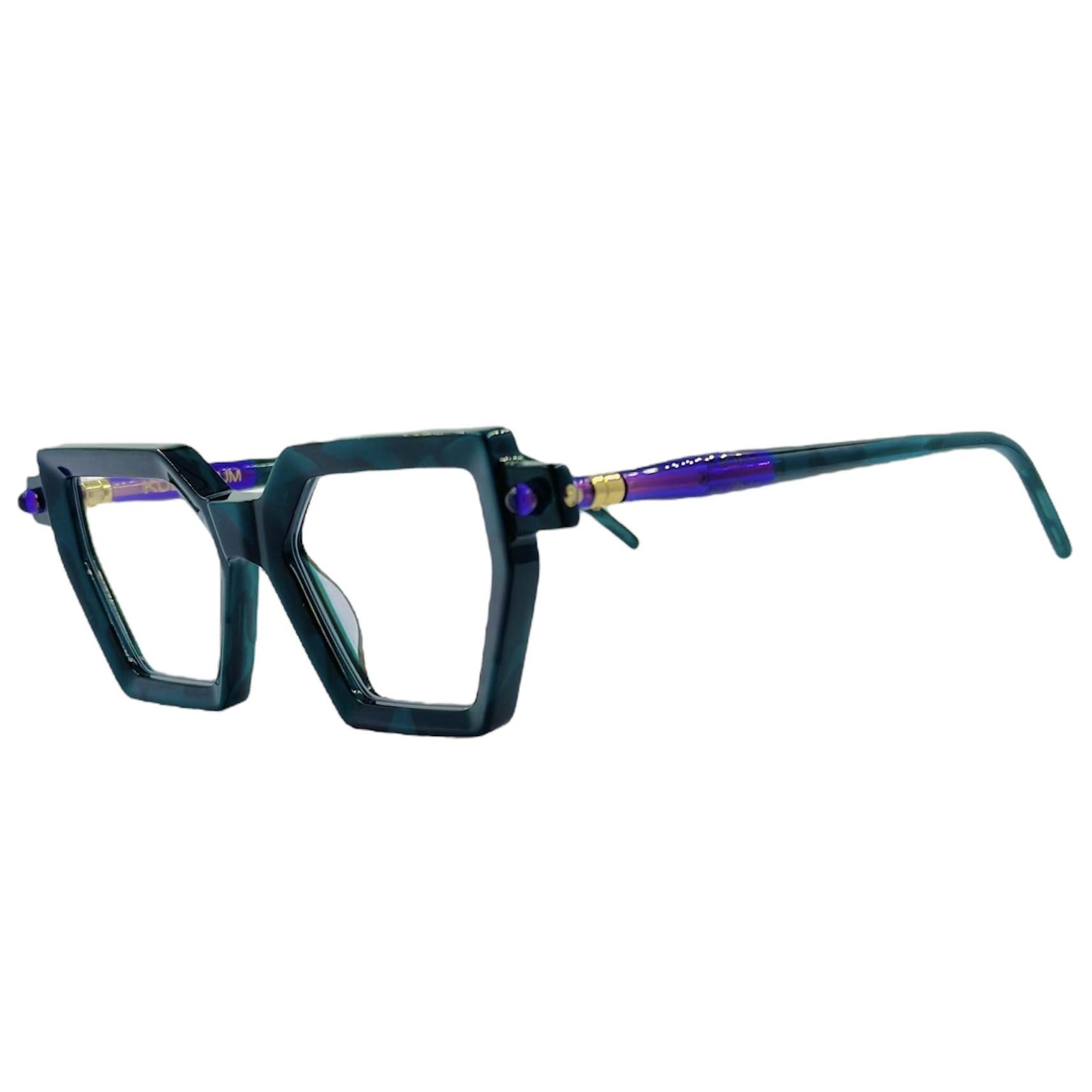 KUBORAUMMASKEP26MGE2 gafas monturas sol graduado kuboraum maske p26 verde cristal morado violeta mariposa cuadrado anguloso optica hermo optica diagonal optica toscana optica gran via vytria