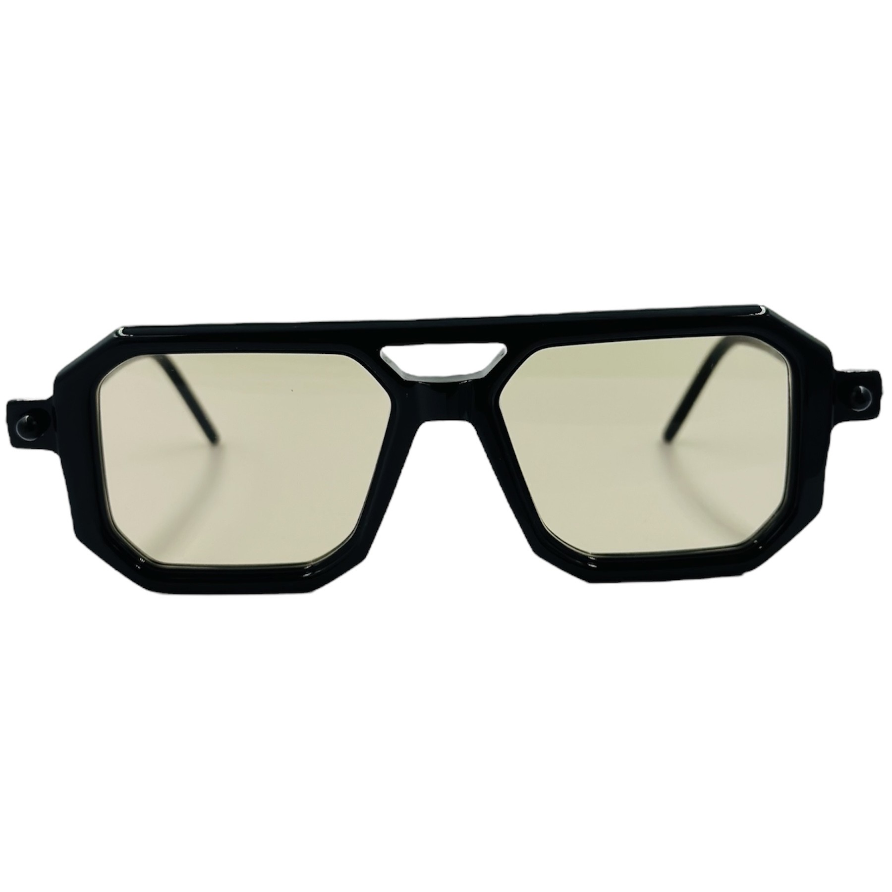 KUBORAUMMASKEP8BYB1 gafas monturas graduado sol kuboraum maske p8 cuadrado hexagonal aviador doble puente negro amarillo acetato optica hermo optica diagonal optica toscana optica gran via vytria