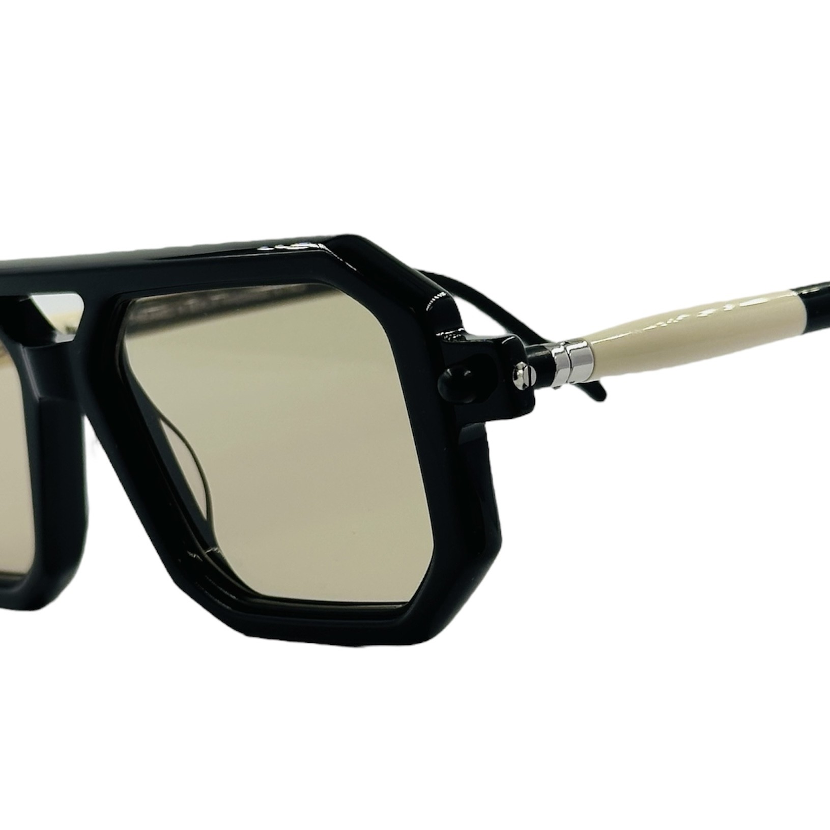 KUBORAUMMASKEP8BYB3 gafas monturas graduado sol kuboraum maske p8 cuadrado hexagonal aviador doble puente negro amarillo acetato optica hermo optica diagonal optica toscana optica gran via vytria