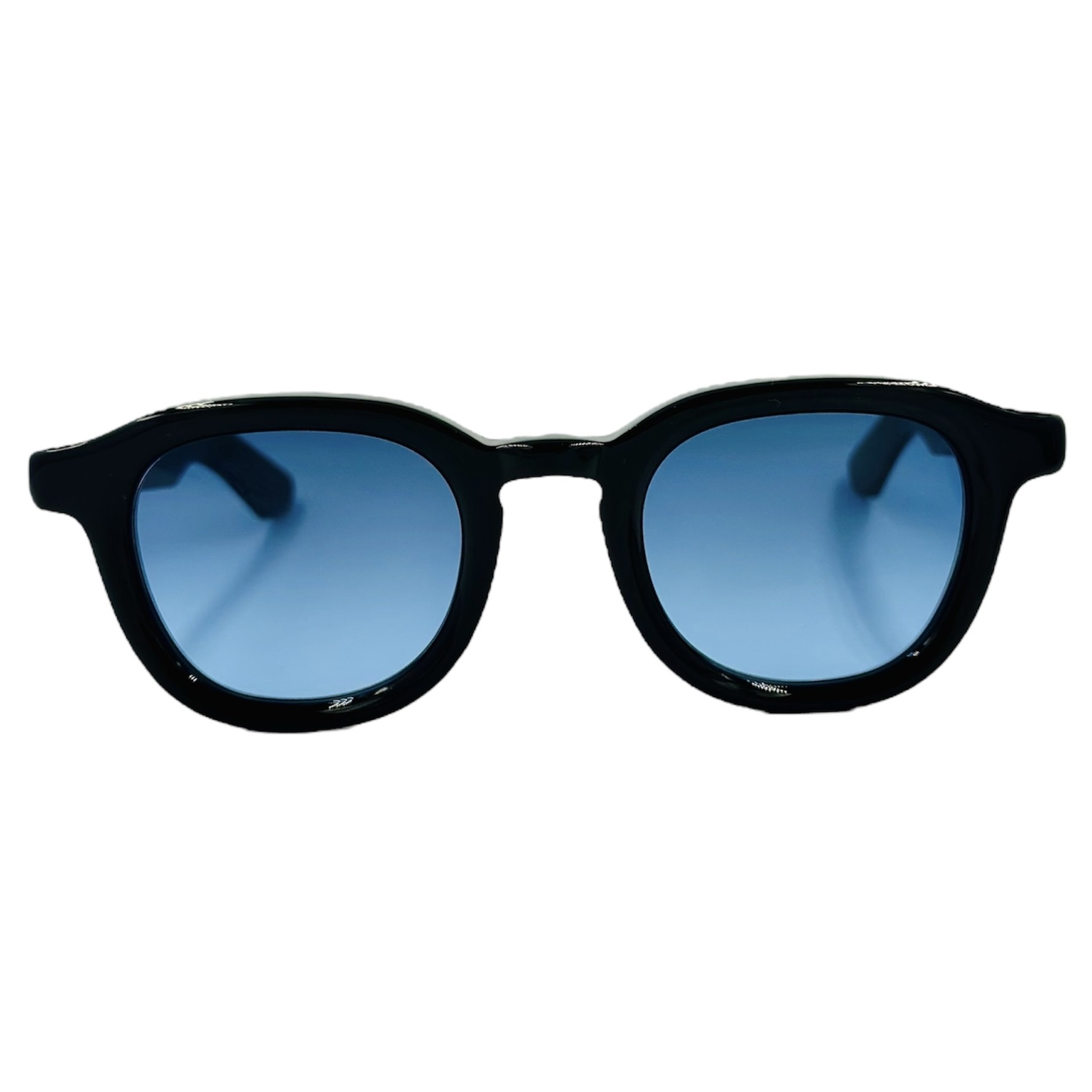 MOSCOTDAHVENBLACK1 gafas monturas sol moscot dahven acetato cuadrado pantos negro brillo azul degradado optica hermo optica gran via optica diagonal optica toscana vytria
