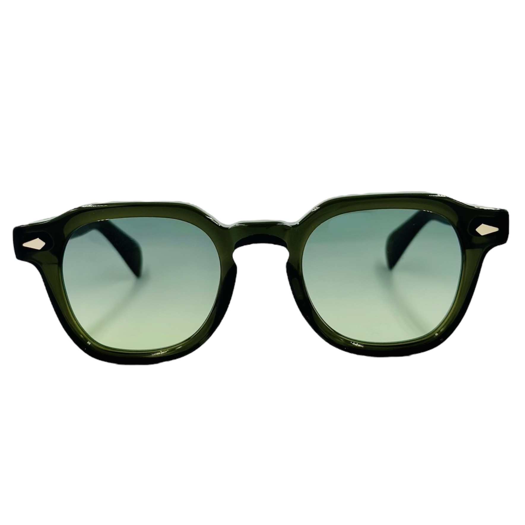 MOSCOTDOLTDARKGREEN1 gafas monturas sol moscot dolt acetato cuadrado pantos verde oscuro cristal verde degradado optica hermo optica diagonal optica toscana optica gran via