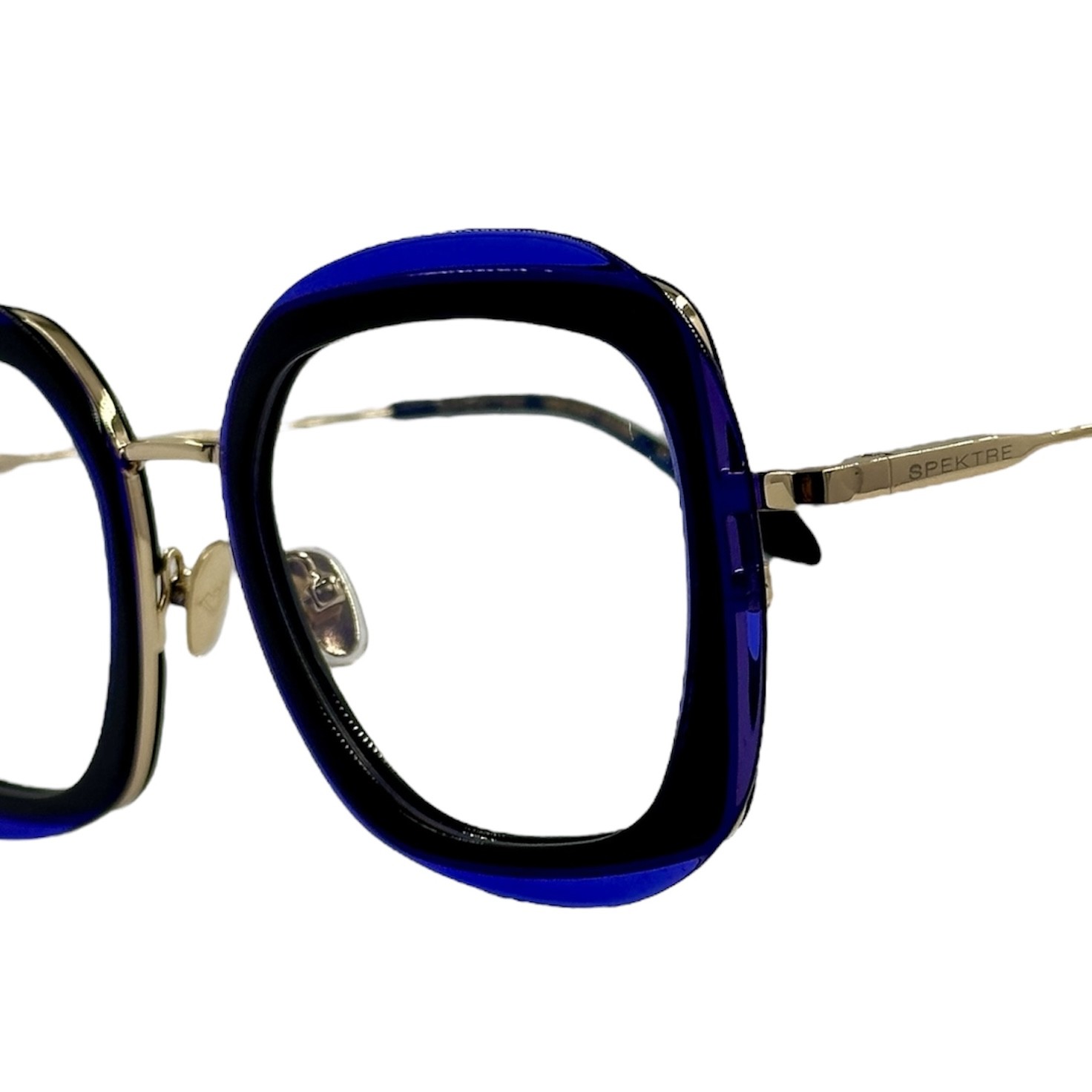 SPEKTREBALIBAL01V3 gafas monturas graduado sol spektre bali acetato negro azul electrico dorado metal optica hermo optica diagonal optica gran via optica toscana vytria