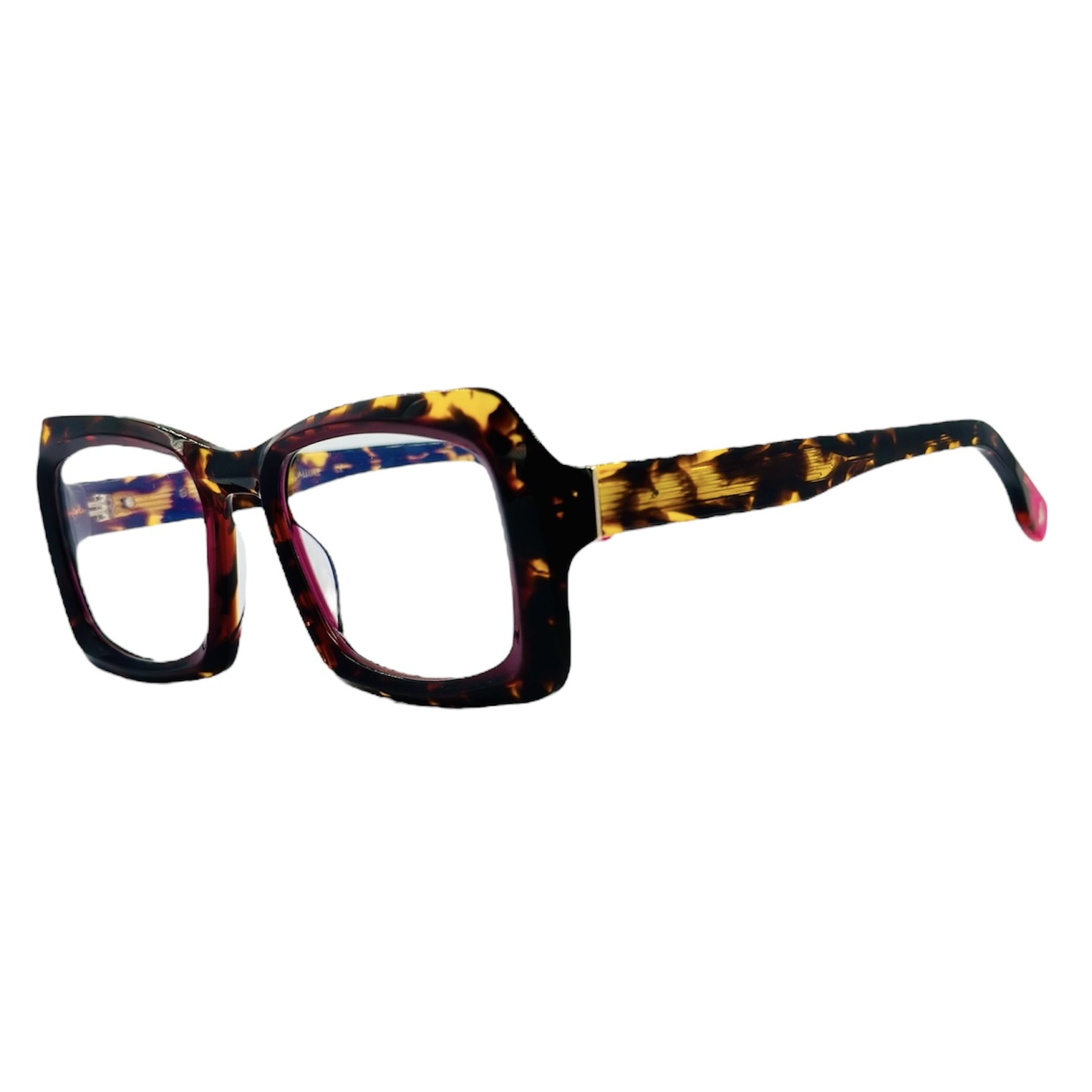 SPEKTREMUSAMUS01V2 gafas monturas gradaudo sol spektre cuadrado rectangular acetato marron carey rosa fucsia cristal puente alto optica hermo optica gran via optica diagonal optica toscana vytria