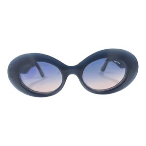 gafa de sol azul ovalado degradado tendencia optica hermo optica toscana optica gran via optica diagonal vytria exclusivo
