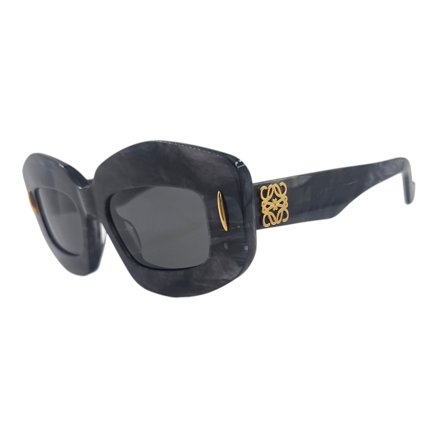 LOEWE LW40114I 02 oewe marmol gris grisaceo grueso translucido acetato optica hermo optica toscana optica gran via optica diagonal vytria tendencia dorado