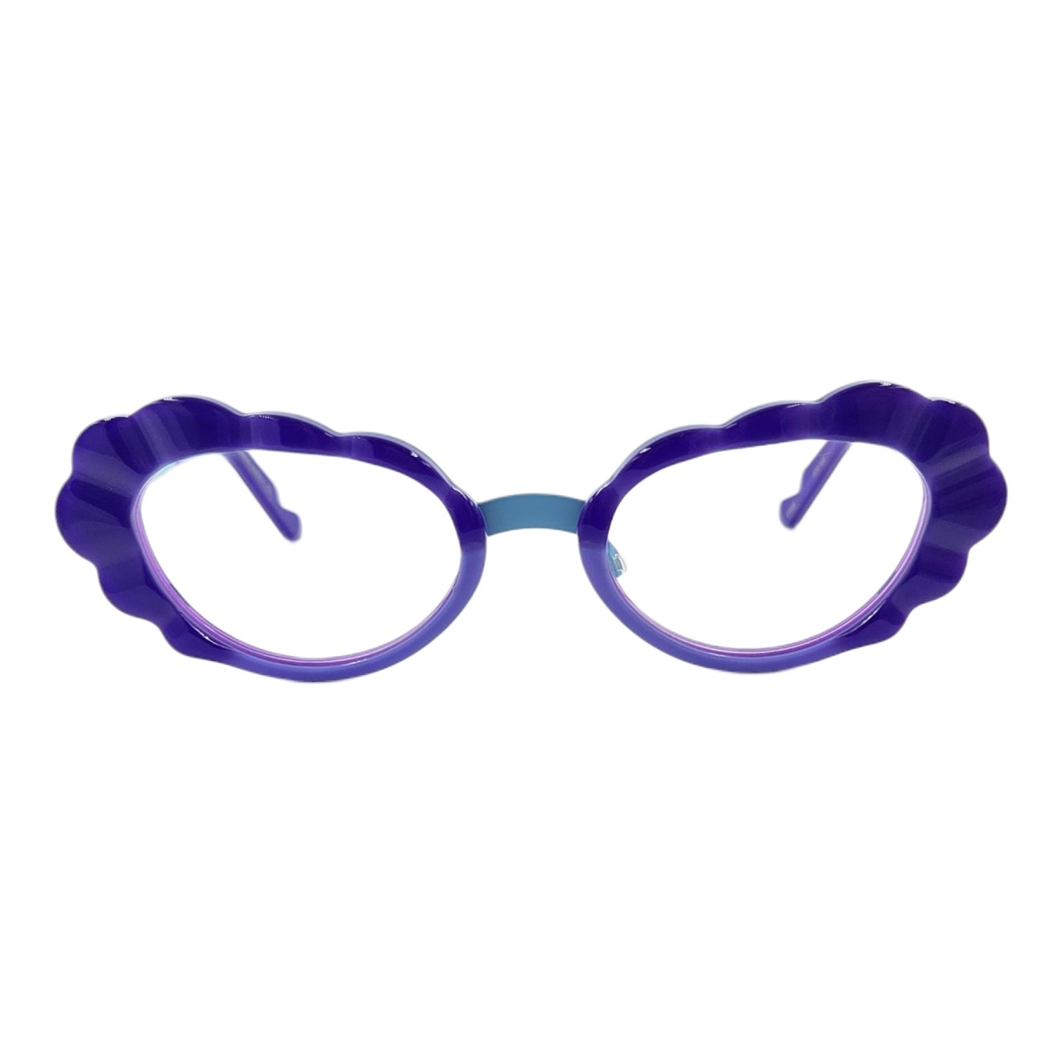 OSCAR MAMOOI NEPTUNE MORADO gafas de graduado oscar mamooi violeta azul ojo de gato mariposa ondulado tendencia optica toscana optica gran via optica hermo vytria