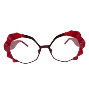 gafas de graduado oscar mamooi rojo redondo octogonal tendencia optica hermo optica toscana optica castro optica gran via vytria