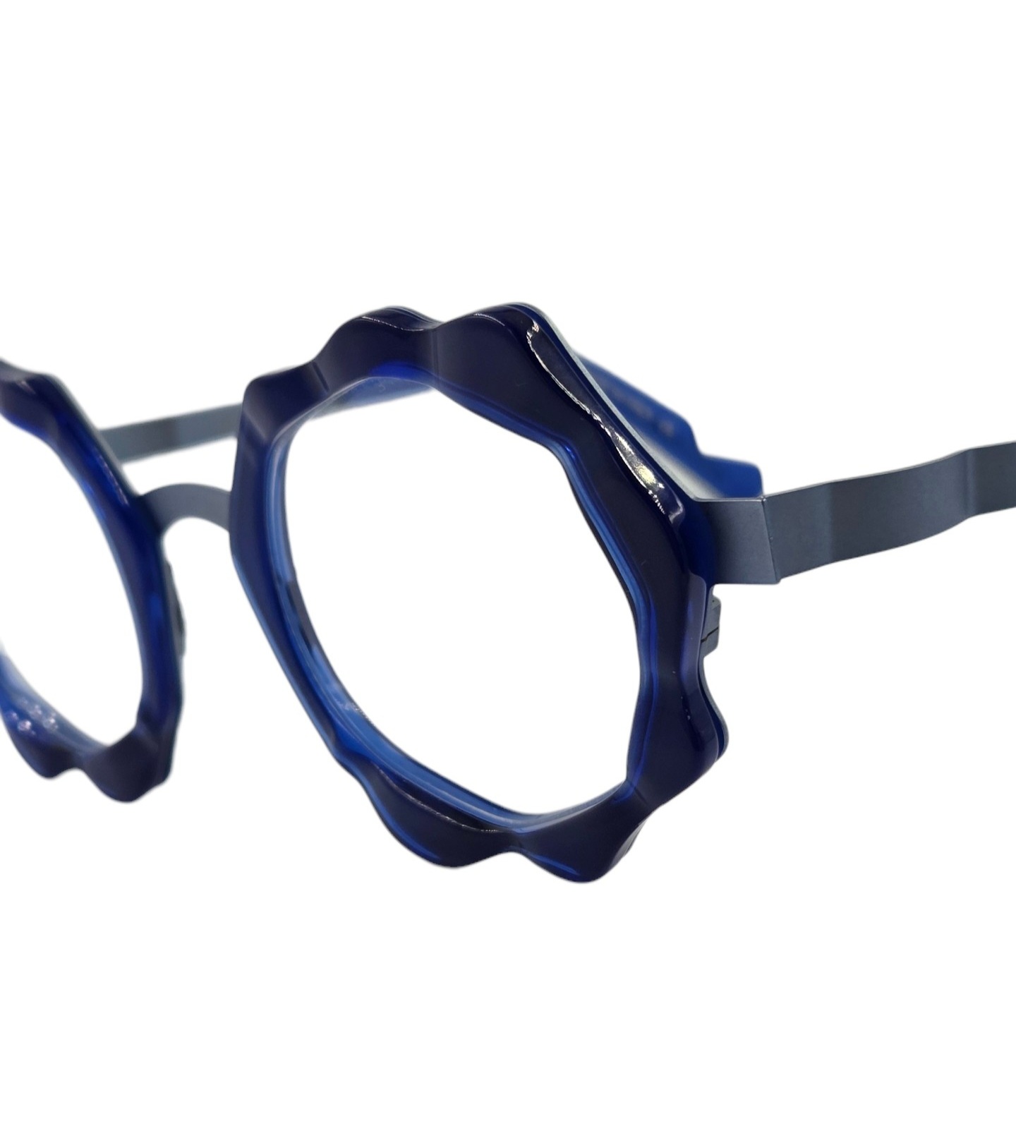 OSCAR MAMOOI URANUS 3 gafas de graduado oscar mamooi redondo ondulado azul metal acetato tendencia optica hermo optica toscana optica gran via optica castro optica diagonal vytria