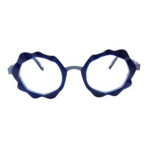 gafas de graduado oscar mamooi redondo ondulado azul metal acetato tendencia optica hermo optica toscana optica gran via optica castro optica diagonal vytria