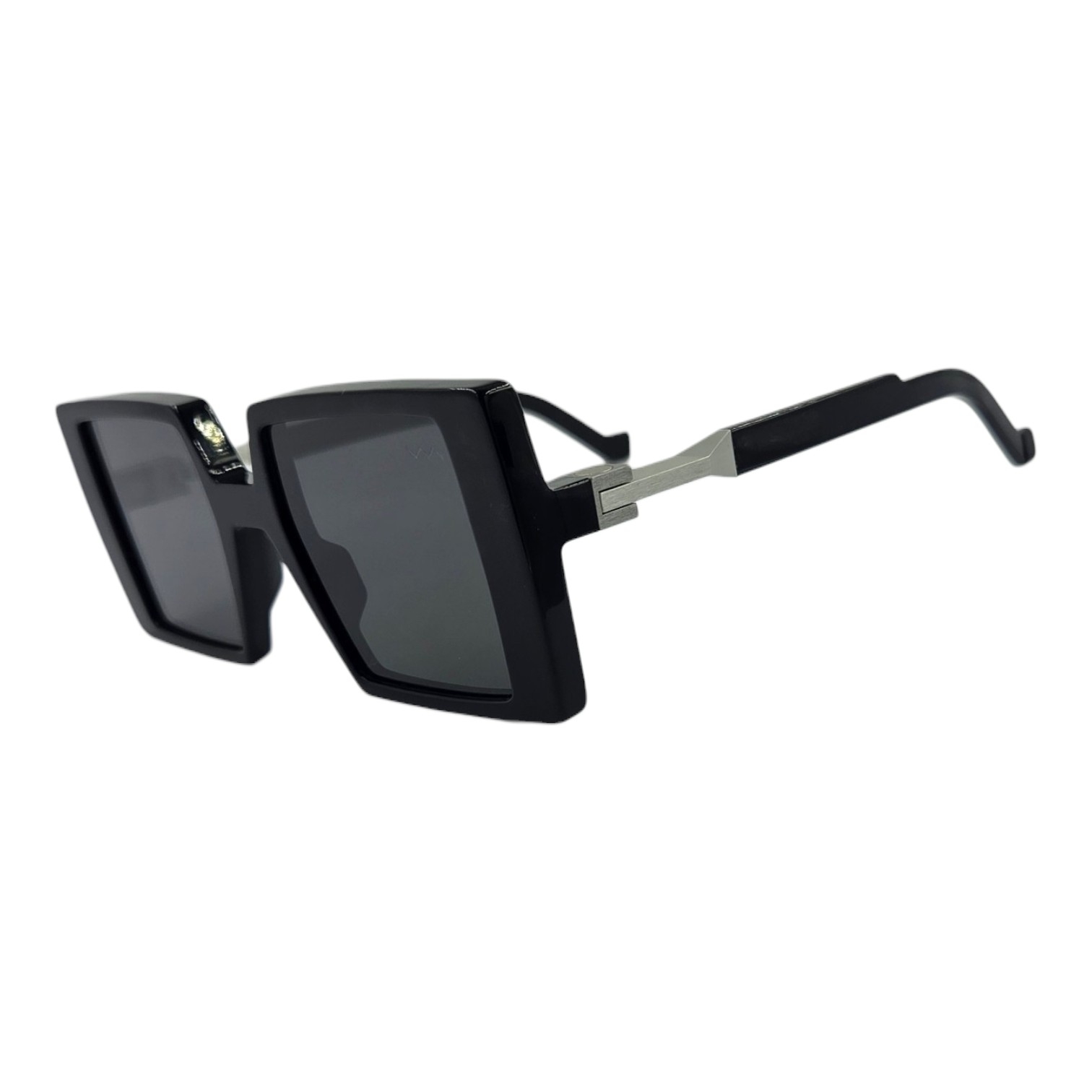 VAVA WHITE LABEL NEGRO1 gafas de sol cuadrada vava tendencia negro acetato aluminio optica toscana optica castro optica gran via optica diagonal optica hermo