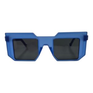 gafas de sol acetato azul translucido optica toscana optica gran via optica diagonal optica hermo tendecia vava eyewear